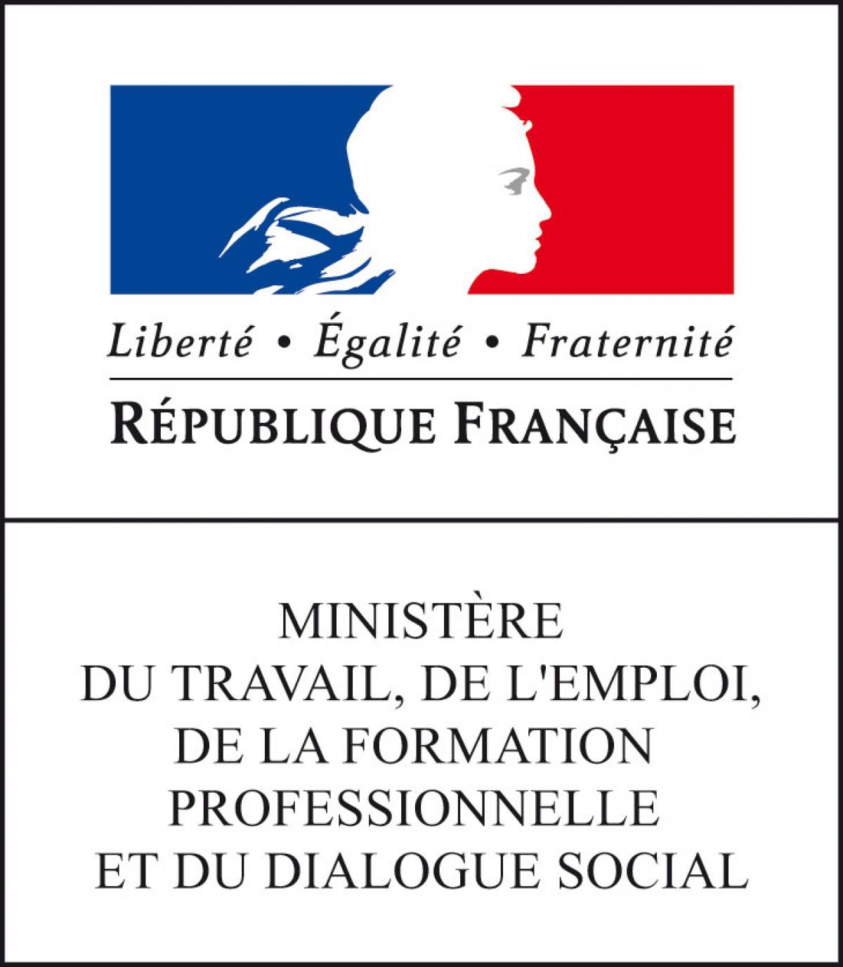 Logotipo del Ministerio de Trabajo de Francia